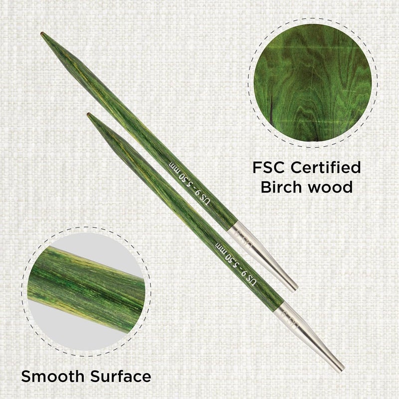 Knit Pro Dreamz Interchangeable Circular Needles 5" (13cm) | US Size 9 (5.5mm) - Image 1